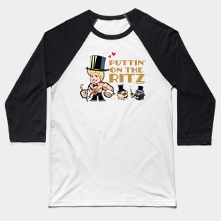 Mister Yoga - Puttin' On the Ritz Baseball T-Shirt